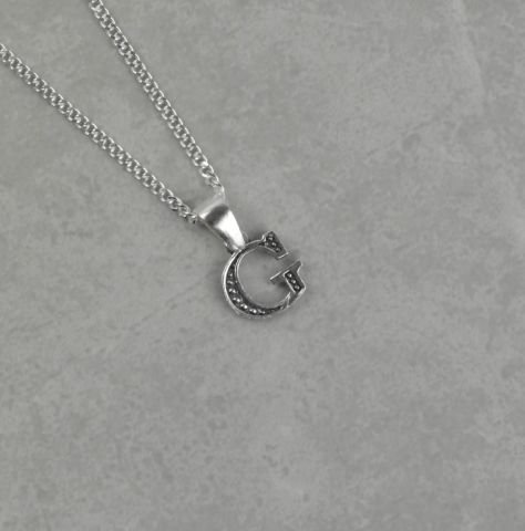 Kişiye Özel Harf Kolye 925 Ayar Gümüş GK01 G
