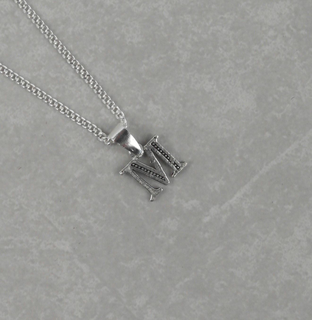 Kişiye Özel Harf Kolye 925 Ayar Gümüş GK01 M