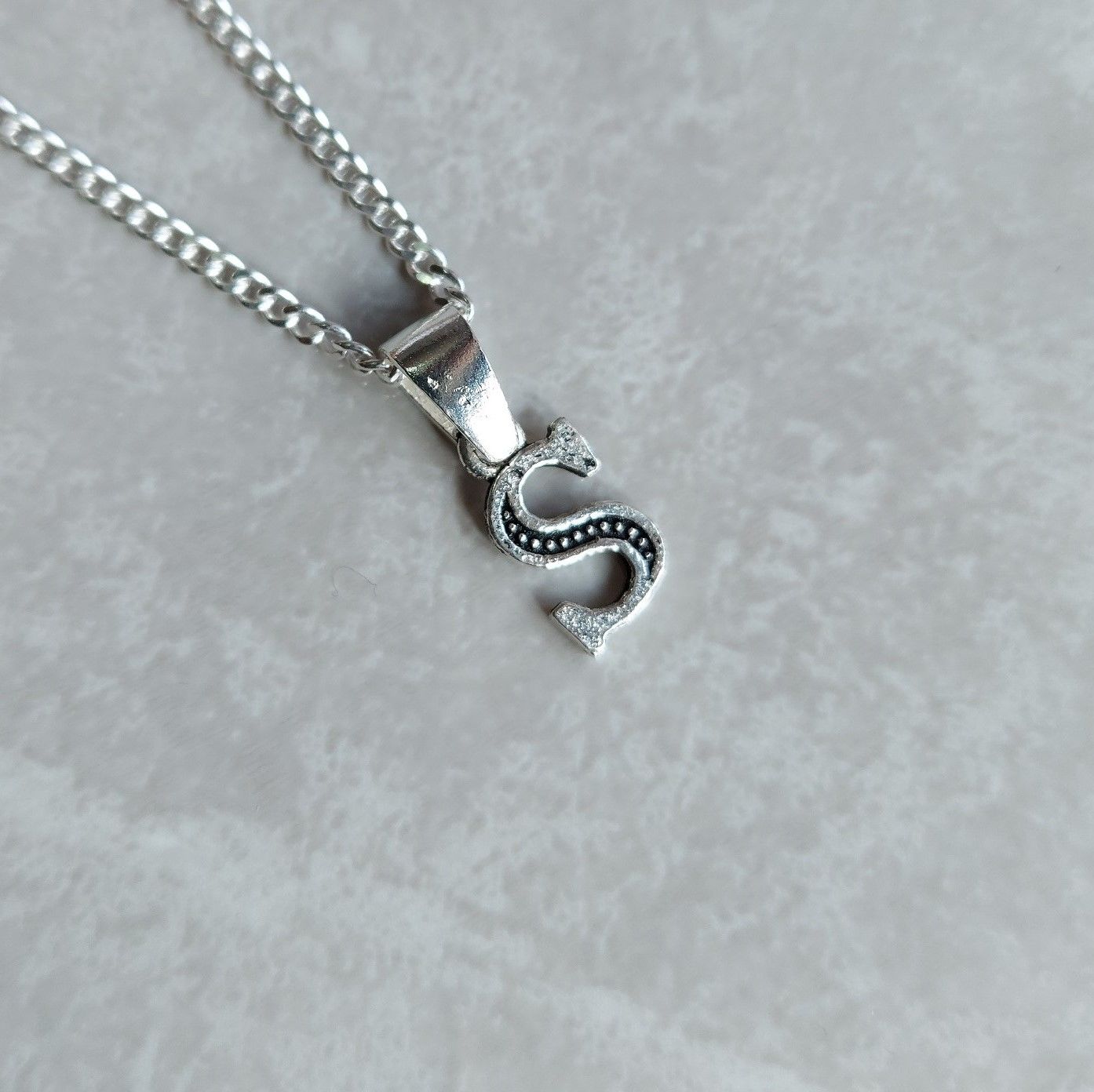 Kişiye Özel Harf Kolye 925 Ayar Gümüş GK01 S