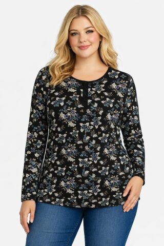 42/44/46 Beden Viskon Bluz PB326