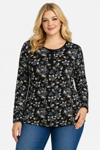 42/44/46 Beden Viskon Bluz PB326