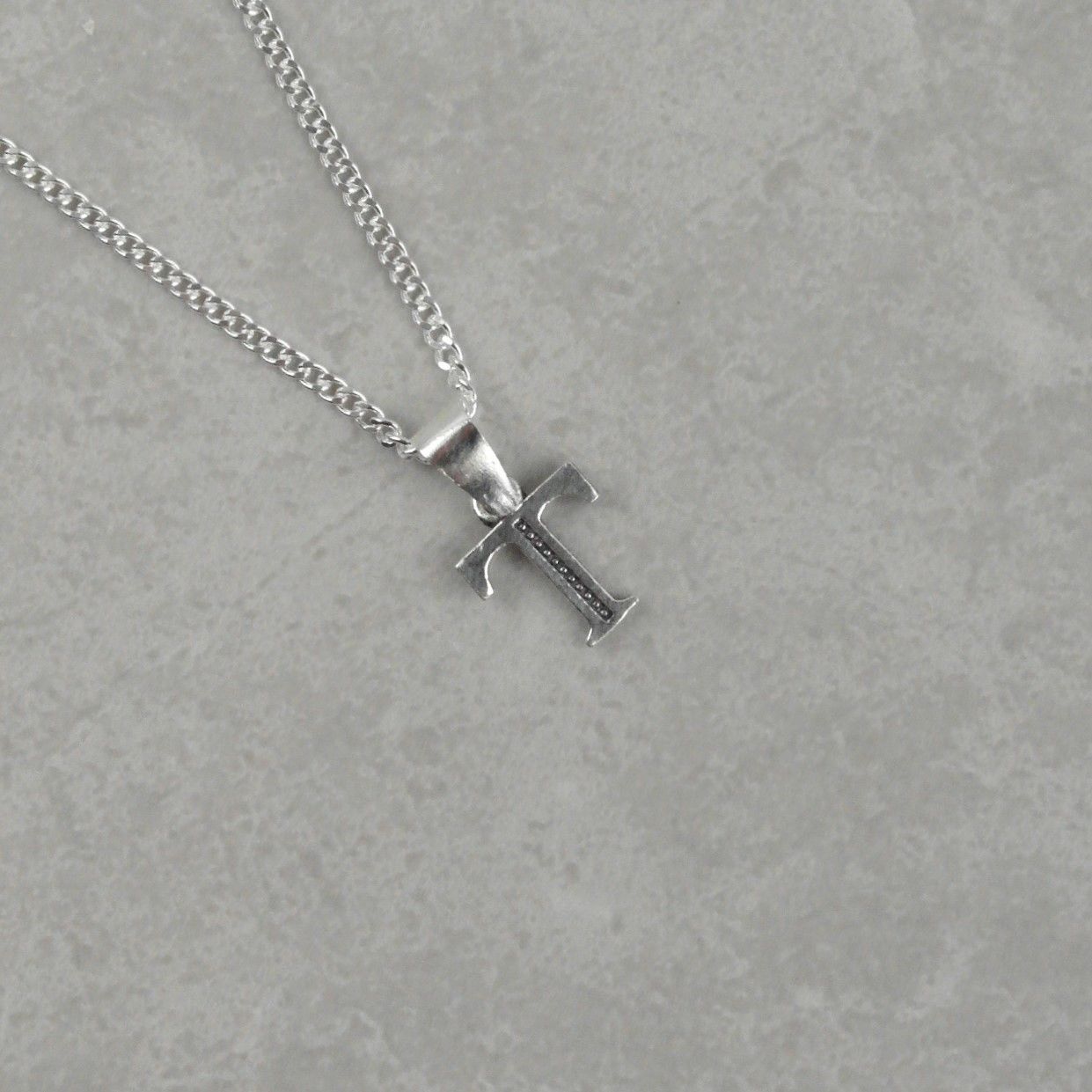 Kişiye Özel Harf Kolye 925 Ayar Gümüş GK01 T