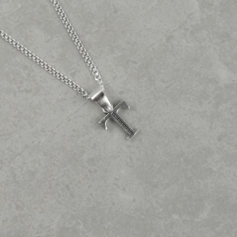 Kişiye Özel Harf Kolye 925 Ayar Gümüş GK01 T