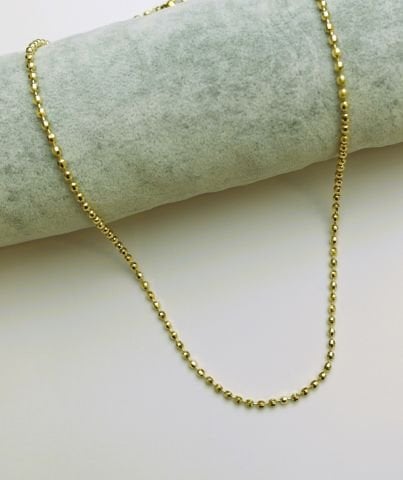 14 Ayar Altın Renginde Topçuk Kolye TK240