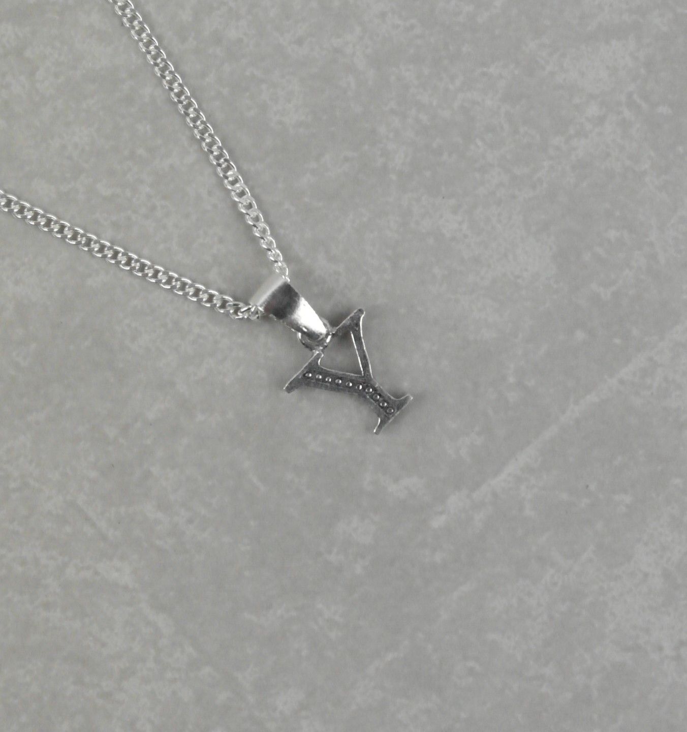 Kişiye Özel Harf Kolye 925 Ayar Gümüş GK01 Y