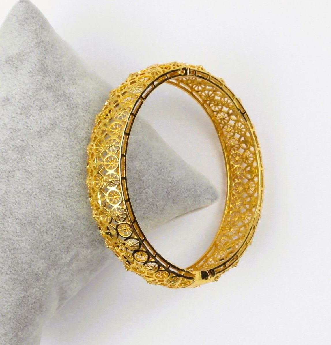 İmitasyon Altın Kaplama 15mm Kelepçe Bilezik AB08