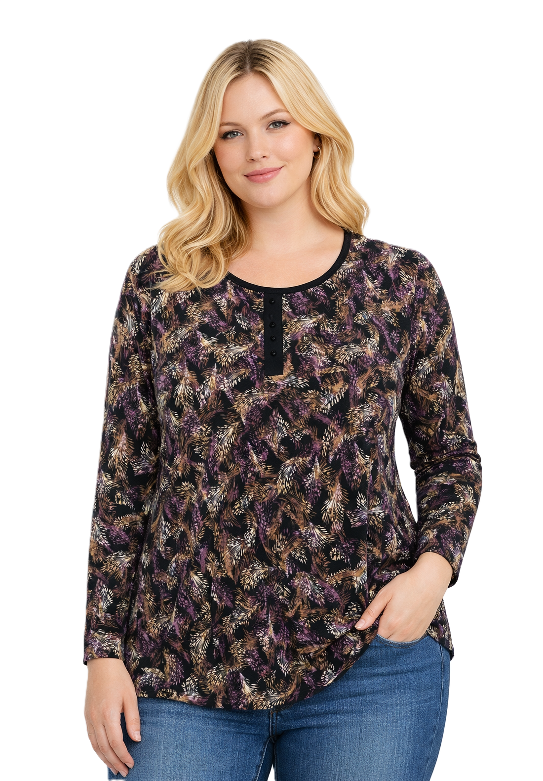 42/44/46 Beden Viskon Bluz PB334