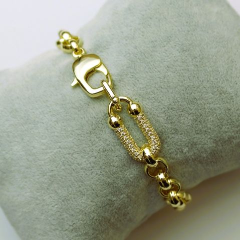 14 K Altın Rengi Tfny Xuping Bileklik TBL459