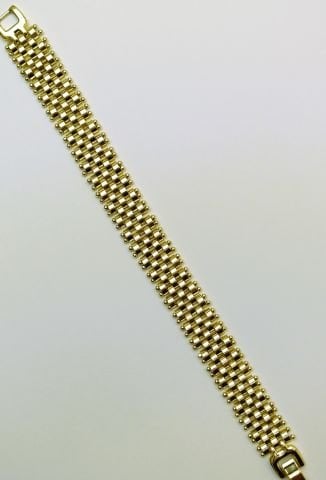 14 K Altın Rengi Xuping Hasır Bileklik TBL461