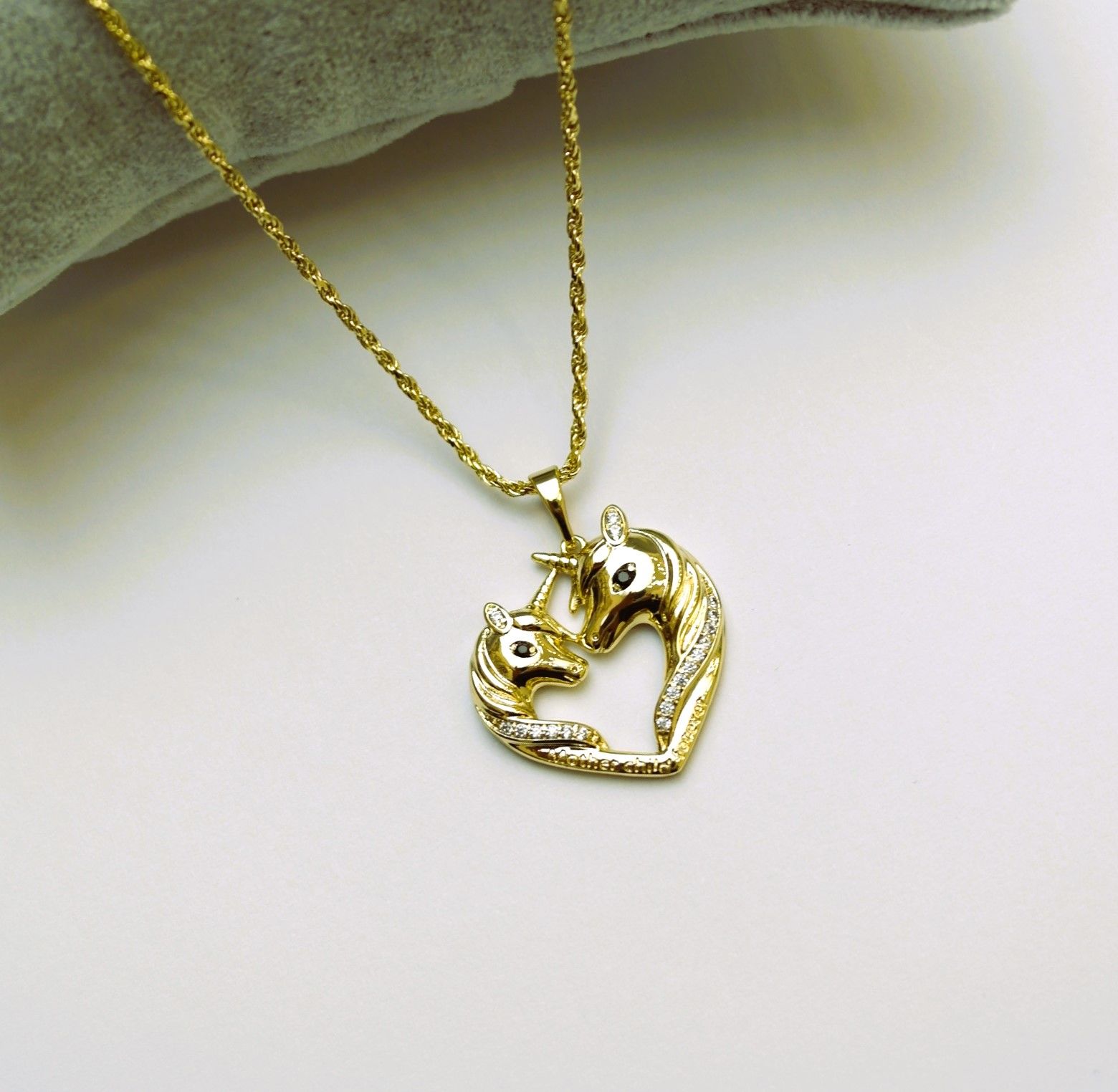 14 K Rengi Unicorn Xuping Kolye TK250