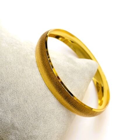 İmitasyon 22 Ayar Altın Rengi 1 Cm Bilezik AB216