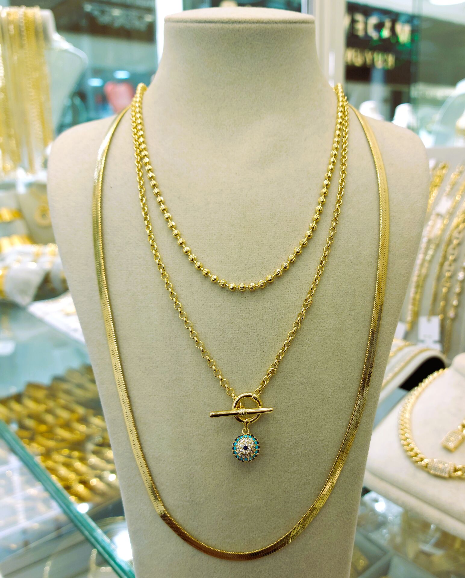 Xuping Üçlü Kolye Kombini TK348