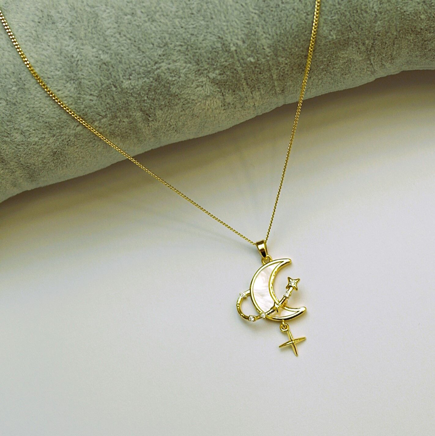 14K Rengi Xuping Ayyıldız Kolye TK353