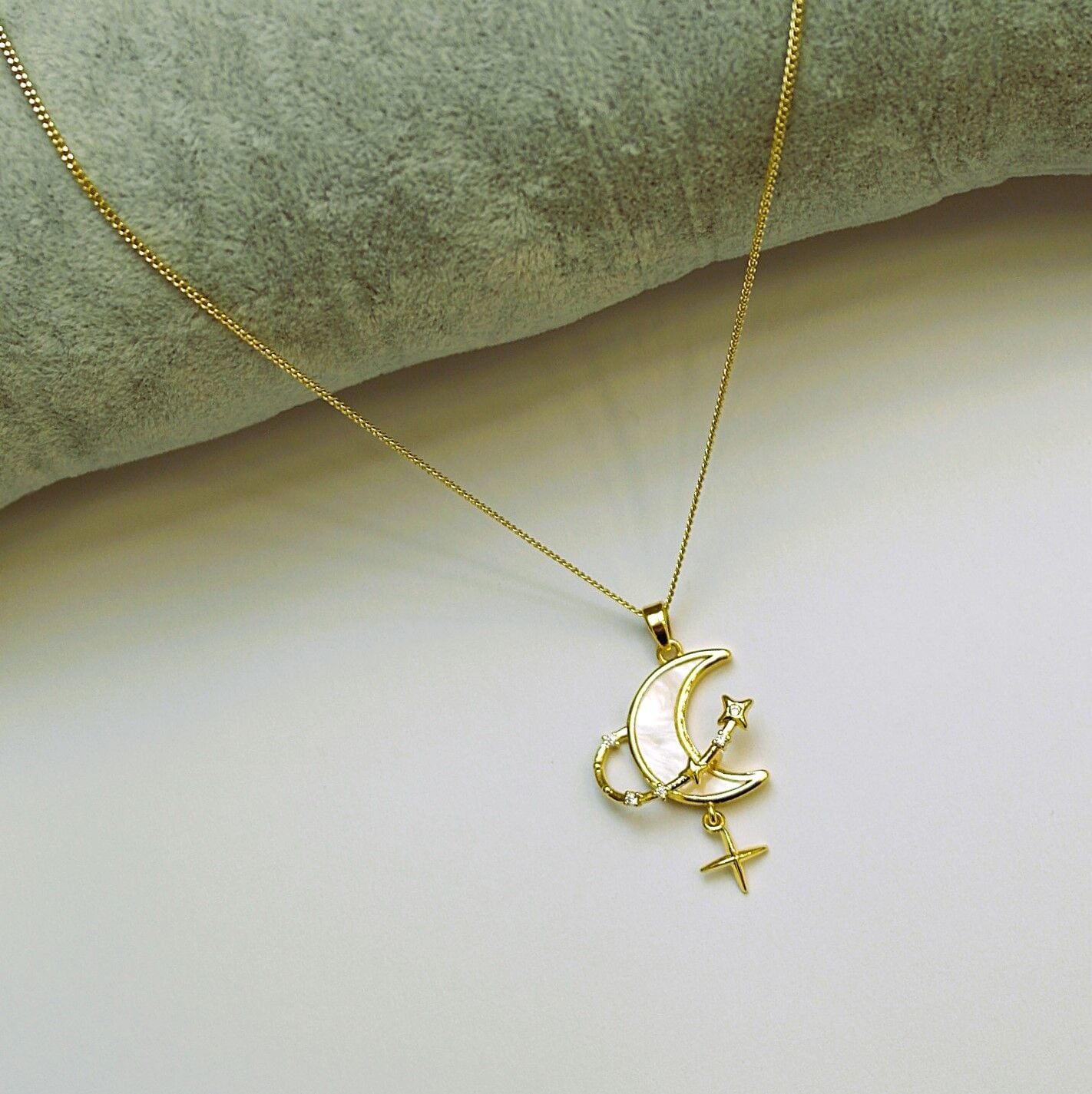 14K Rengi Xuping Ayyıldız Kolye TK353